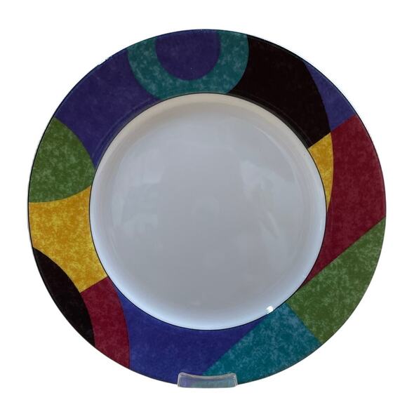 Mikasa California Currents 7 Bread & Butter Plates Hi Tech Porcelain New in Box - Picture 1 of 5